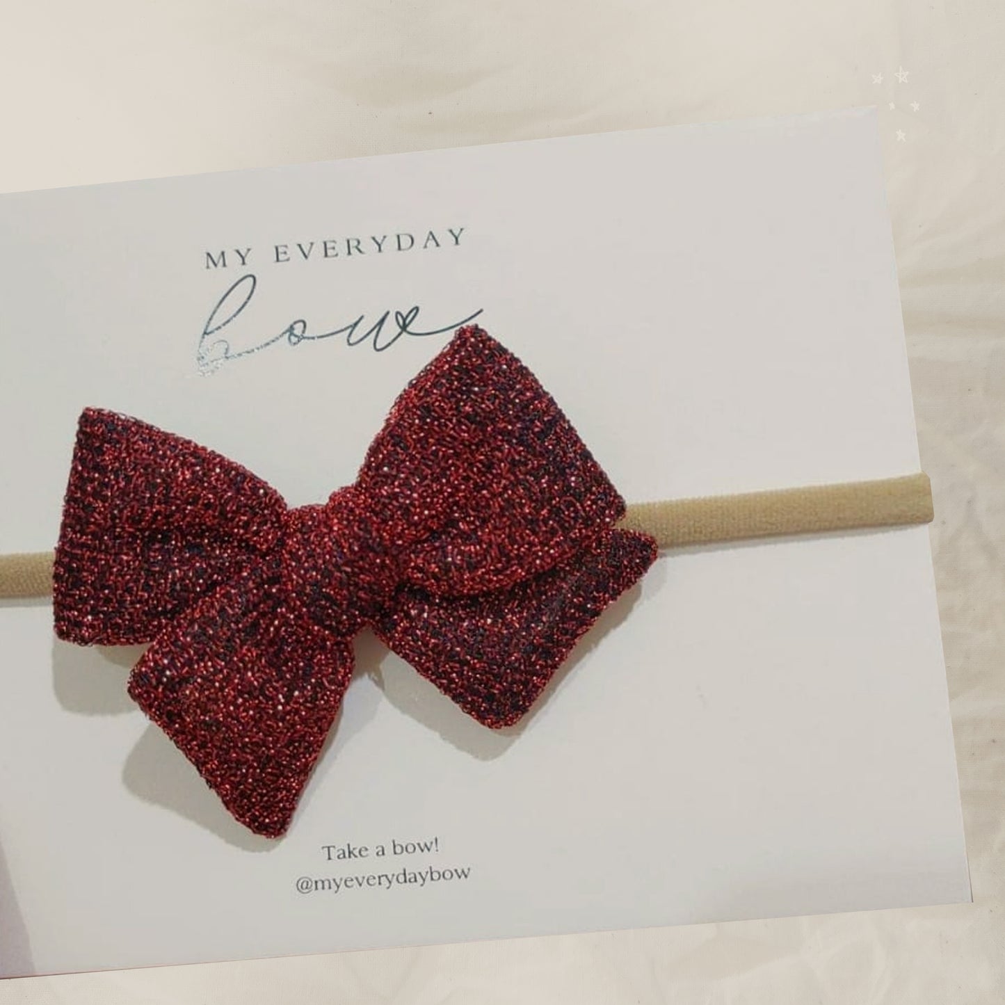 Glitter Red Headband