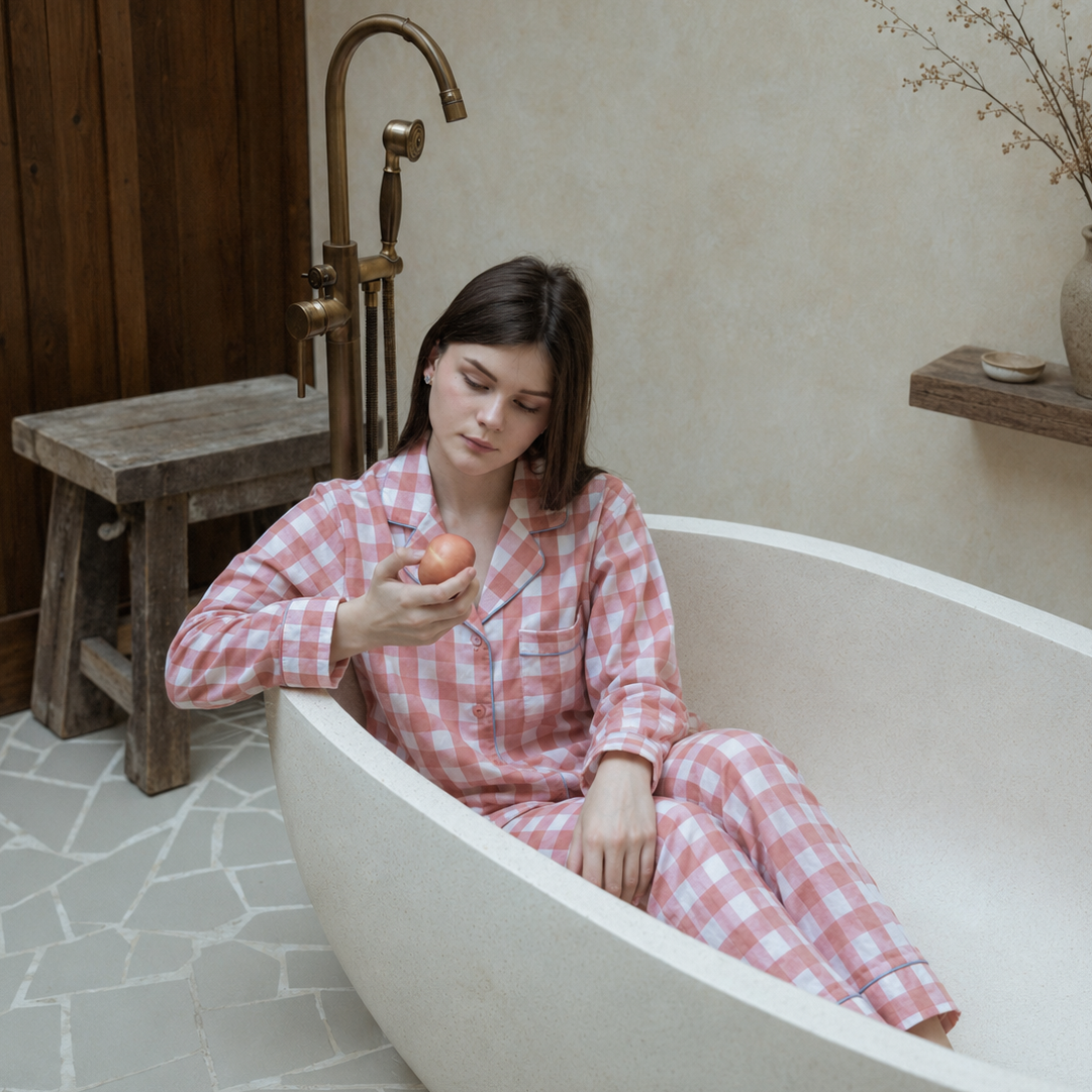 Louise Pink Long Sleeves Set