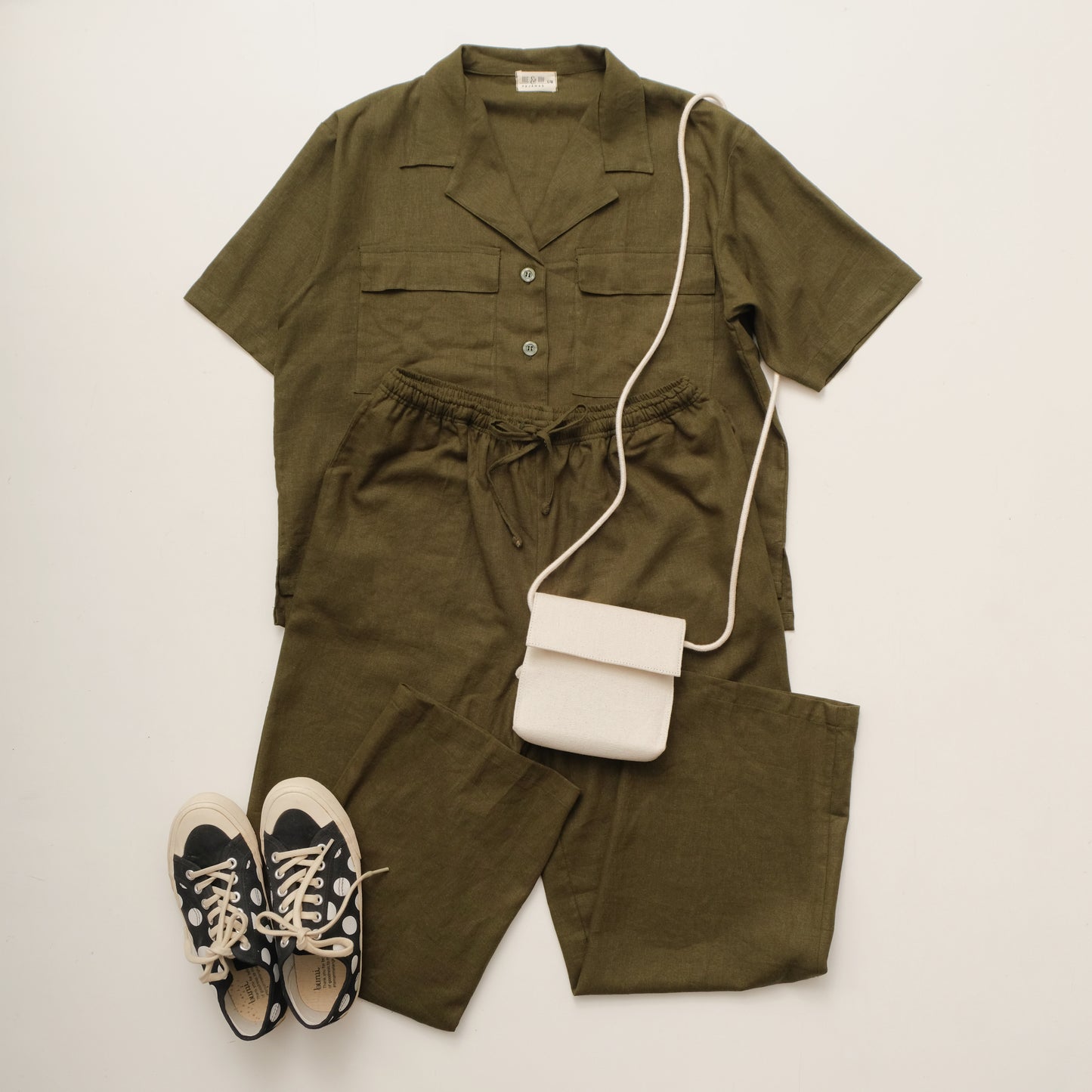 Indy Linen Plain Long Set