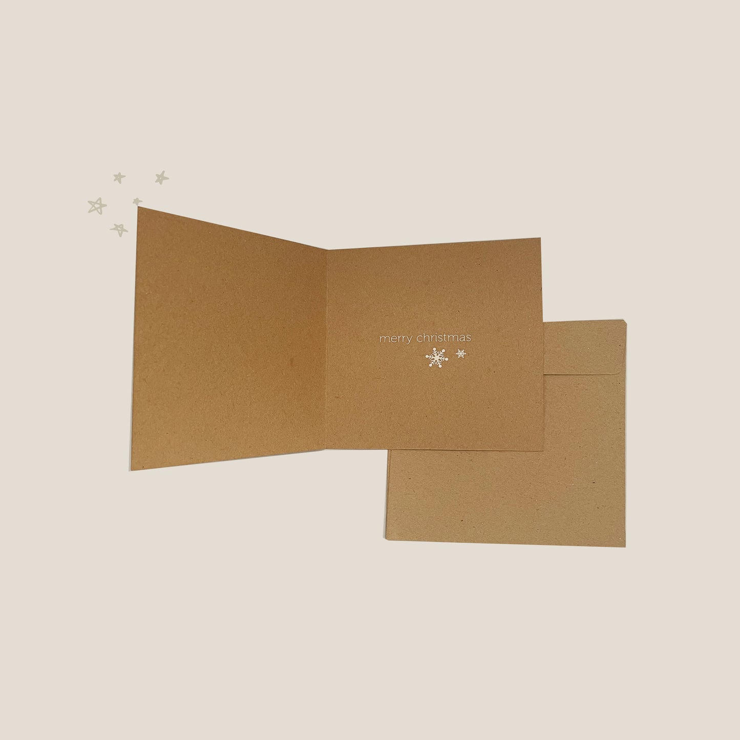 Kraft Christmas Cards Set - JOY