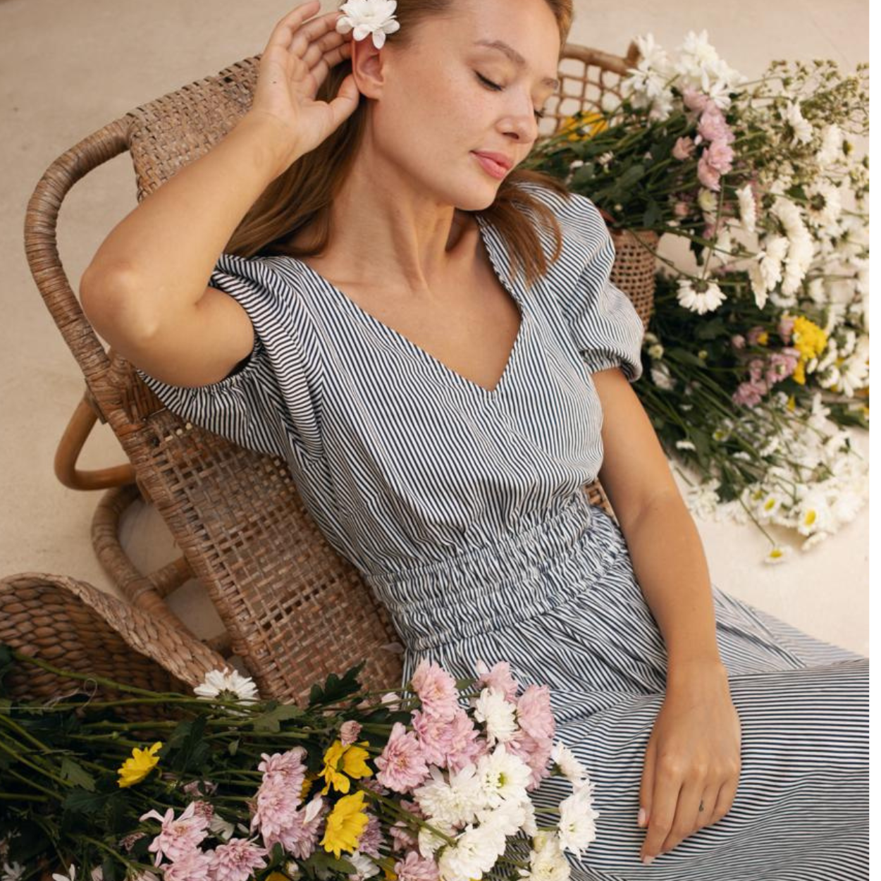 Agatha Daydream Dress – Navy