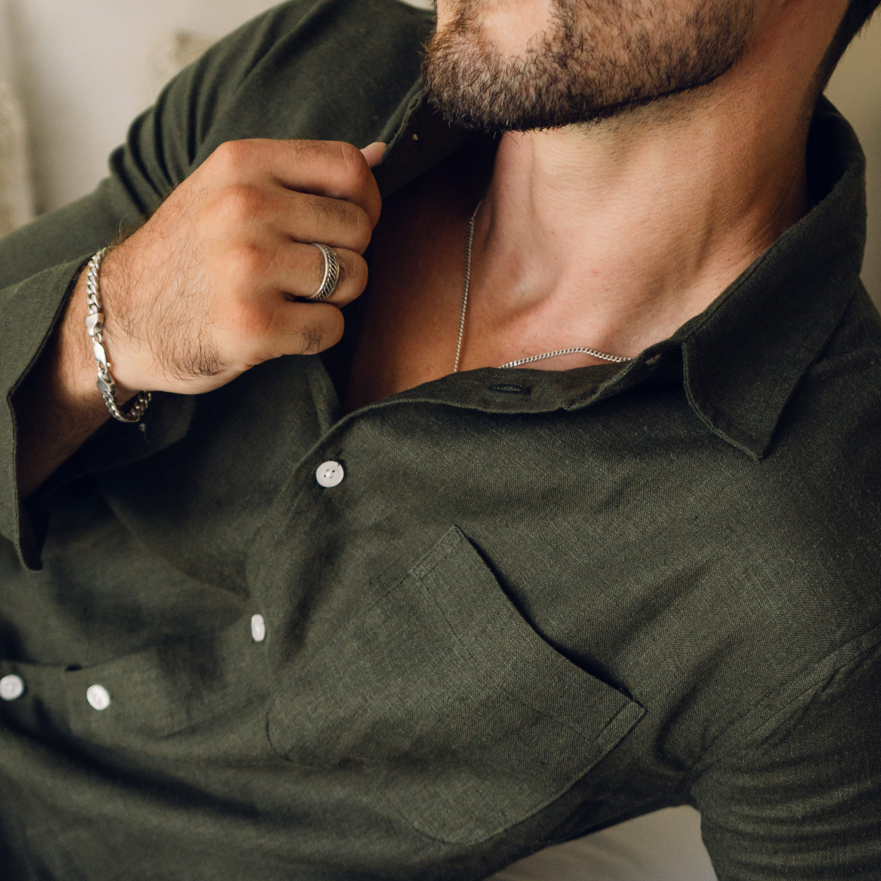 Dark Forest Men Long Sleeves Set