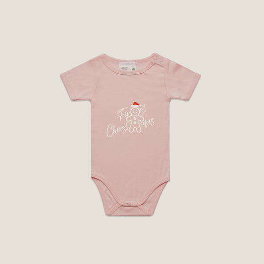 Organic Infant Mini-Me One-Piece In Pink