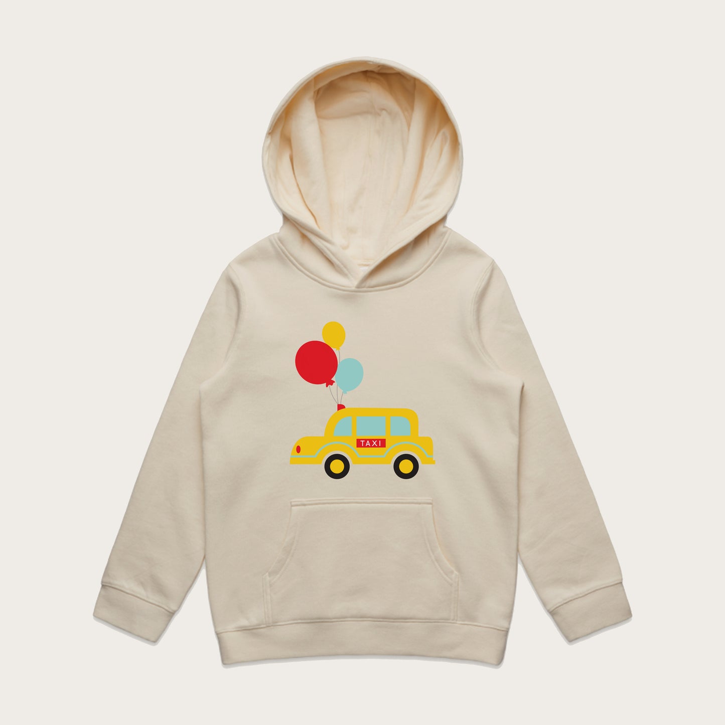 Boys Taxi Hoodie (Ecru)