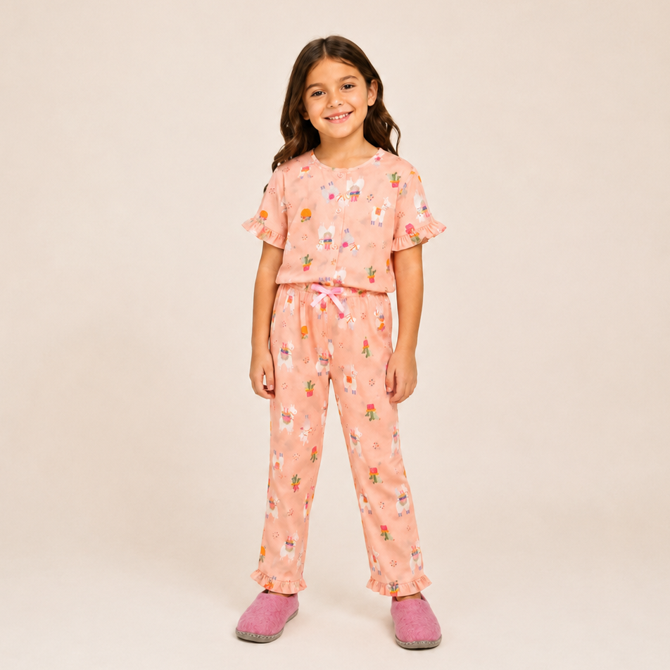Girls Camel Longset