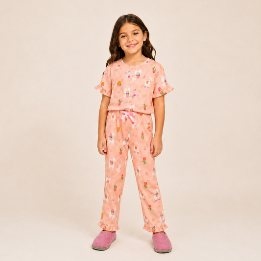 Girls Camel Longset