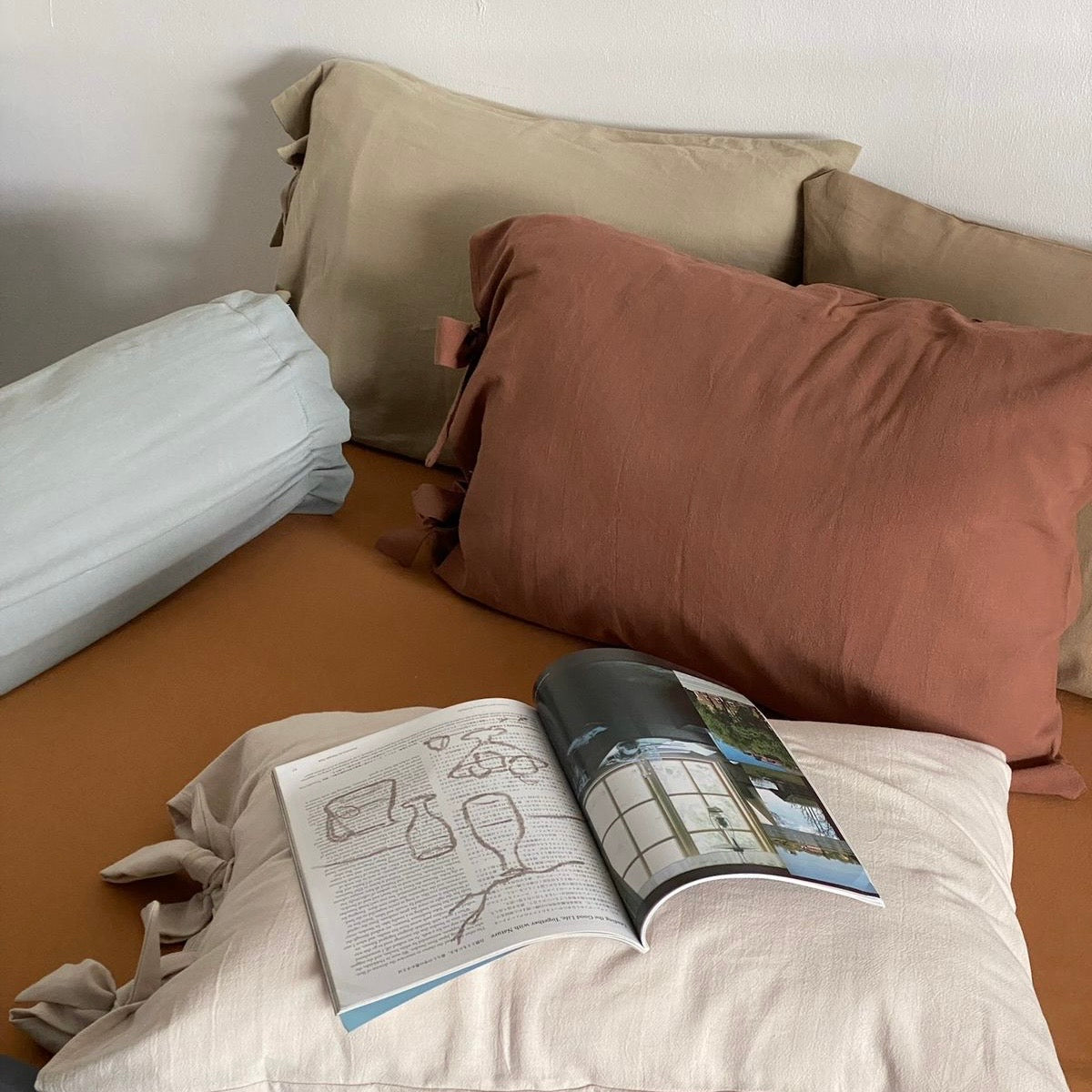 Vintage Linen Pillow Case