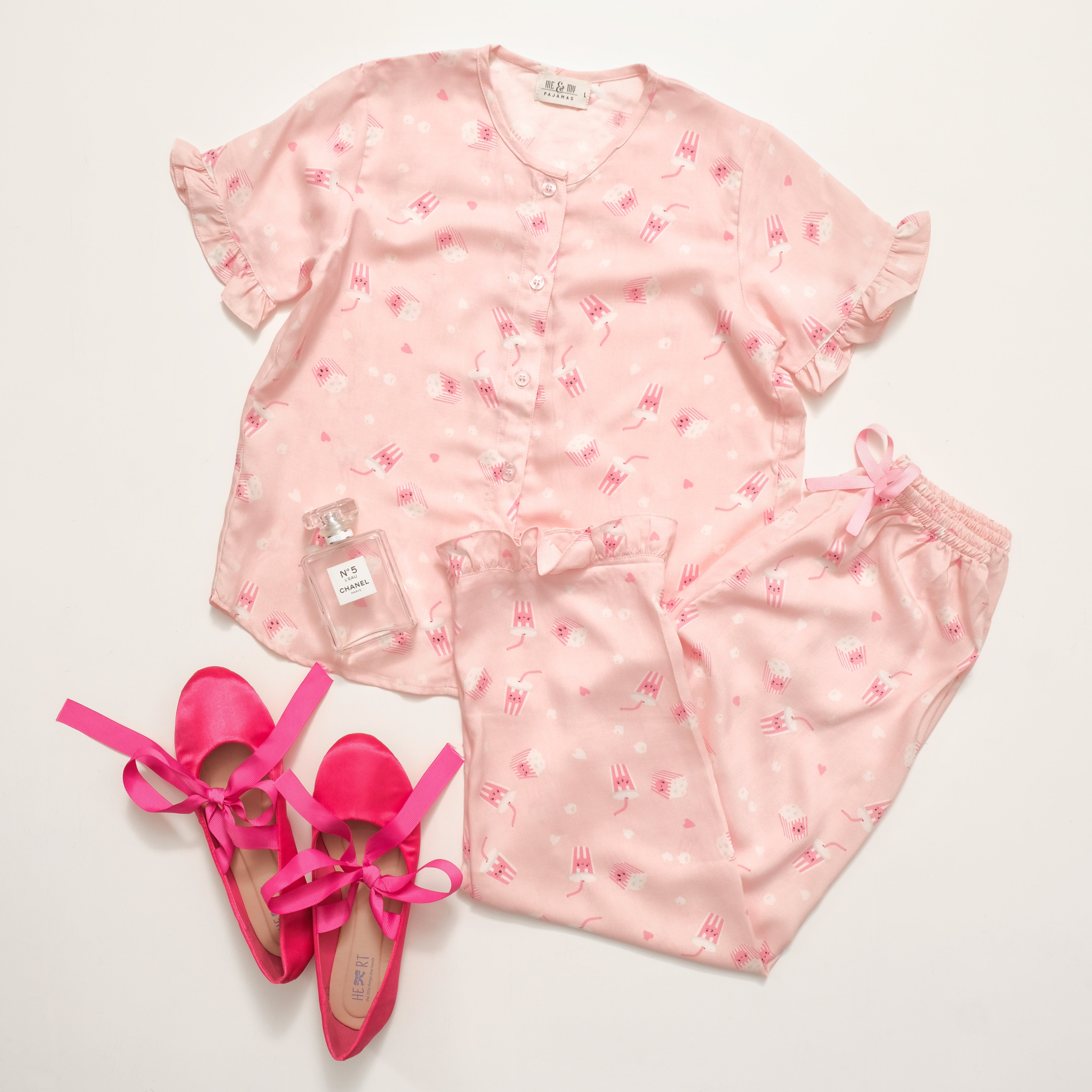 Girls Popcorn Longset