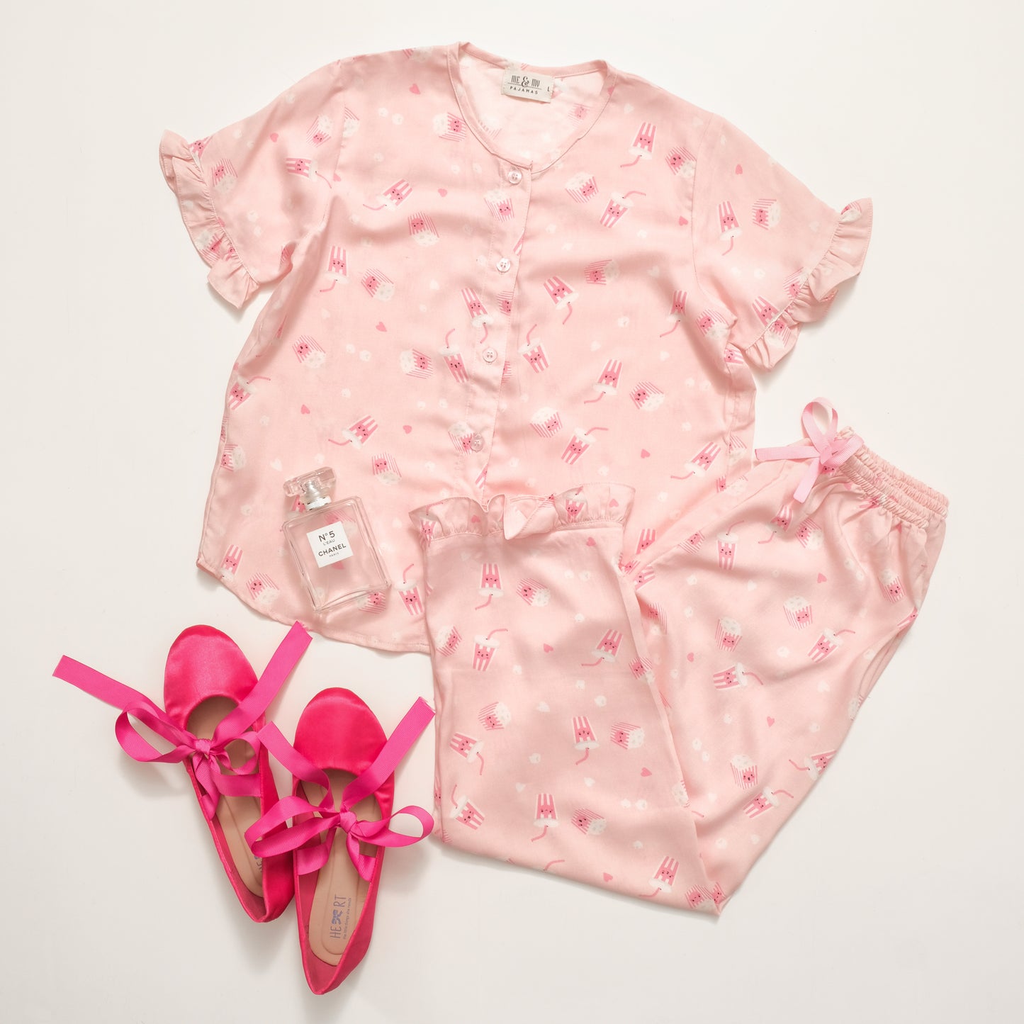 Girls Popcorn Longset