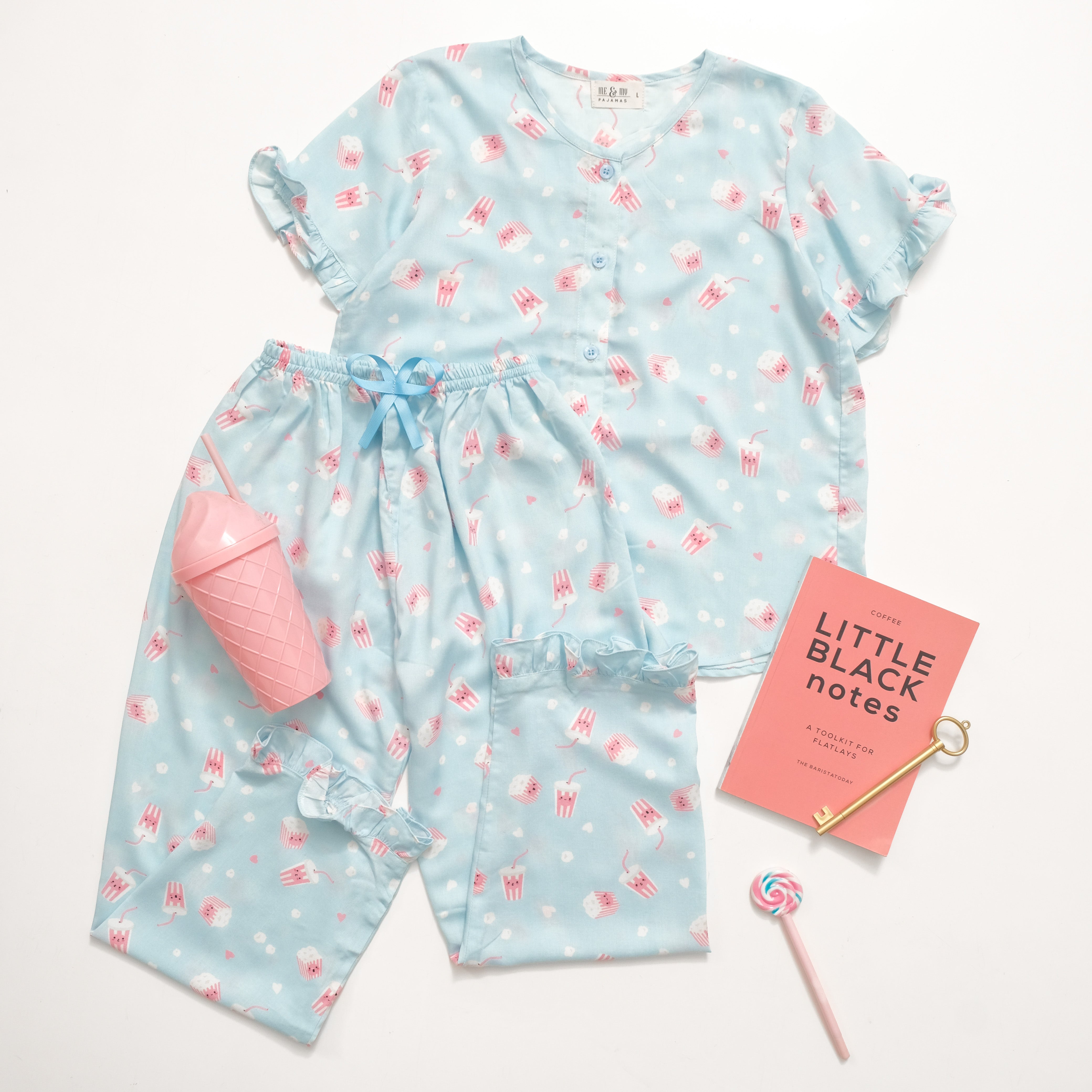 Girls Popcorn Longset