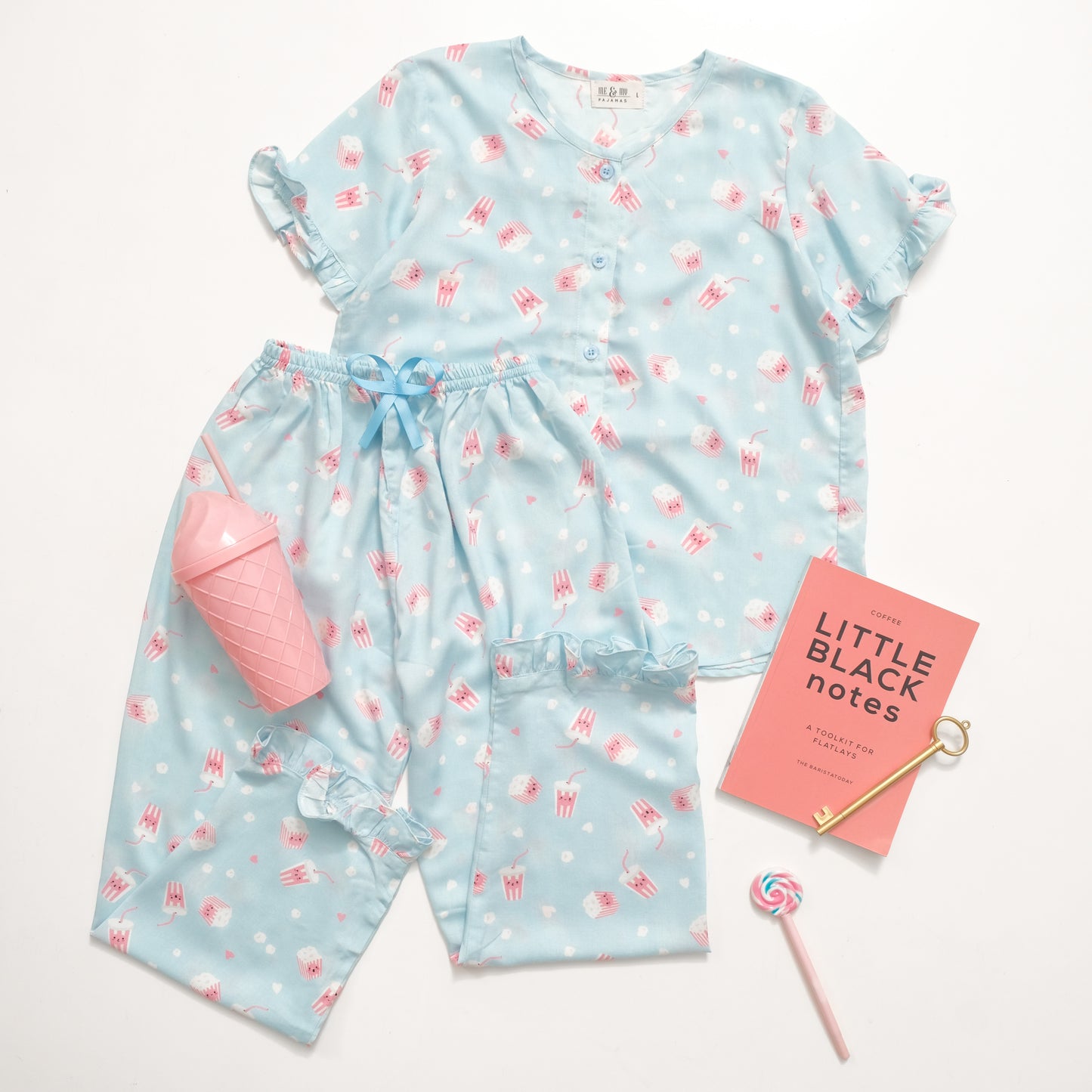 Girls Popcorn Longset