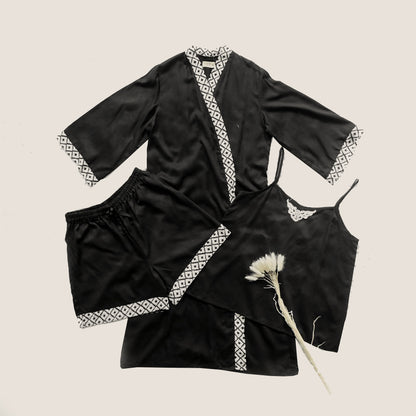 Kimono Diamond Black Set