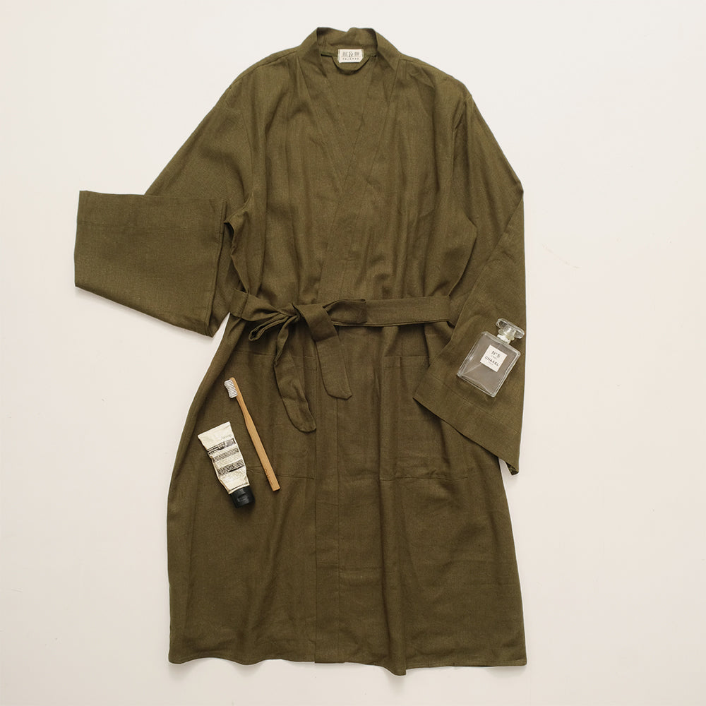 Linen Kimono Robe(XS - S)