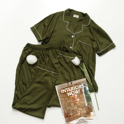 Milano Men Long Set - Army Green (L)