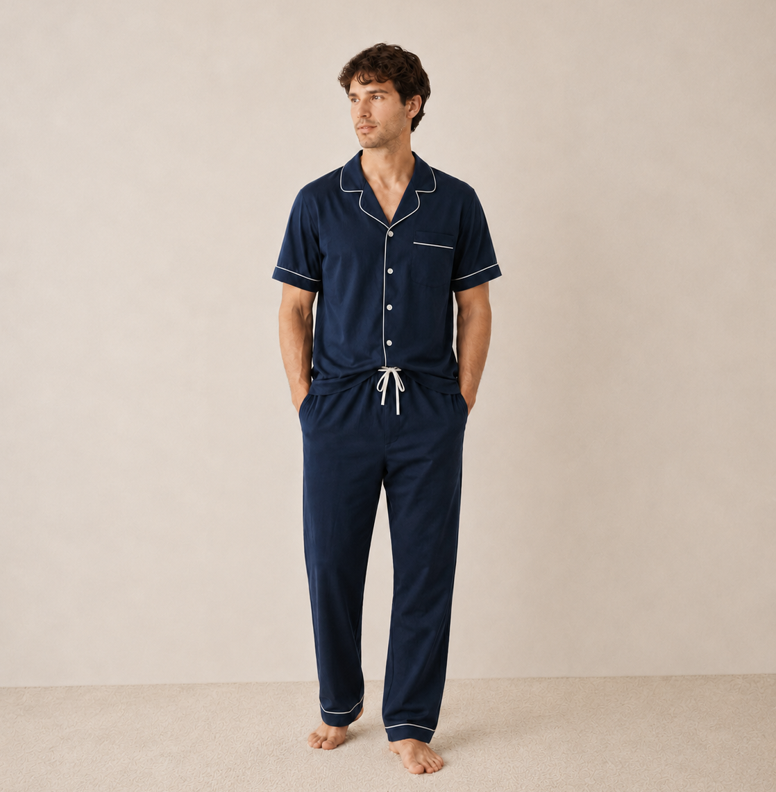 Milano Men Long Set - Navy (M)