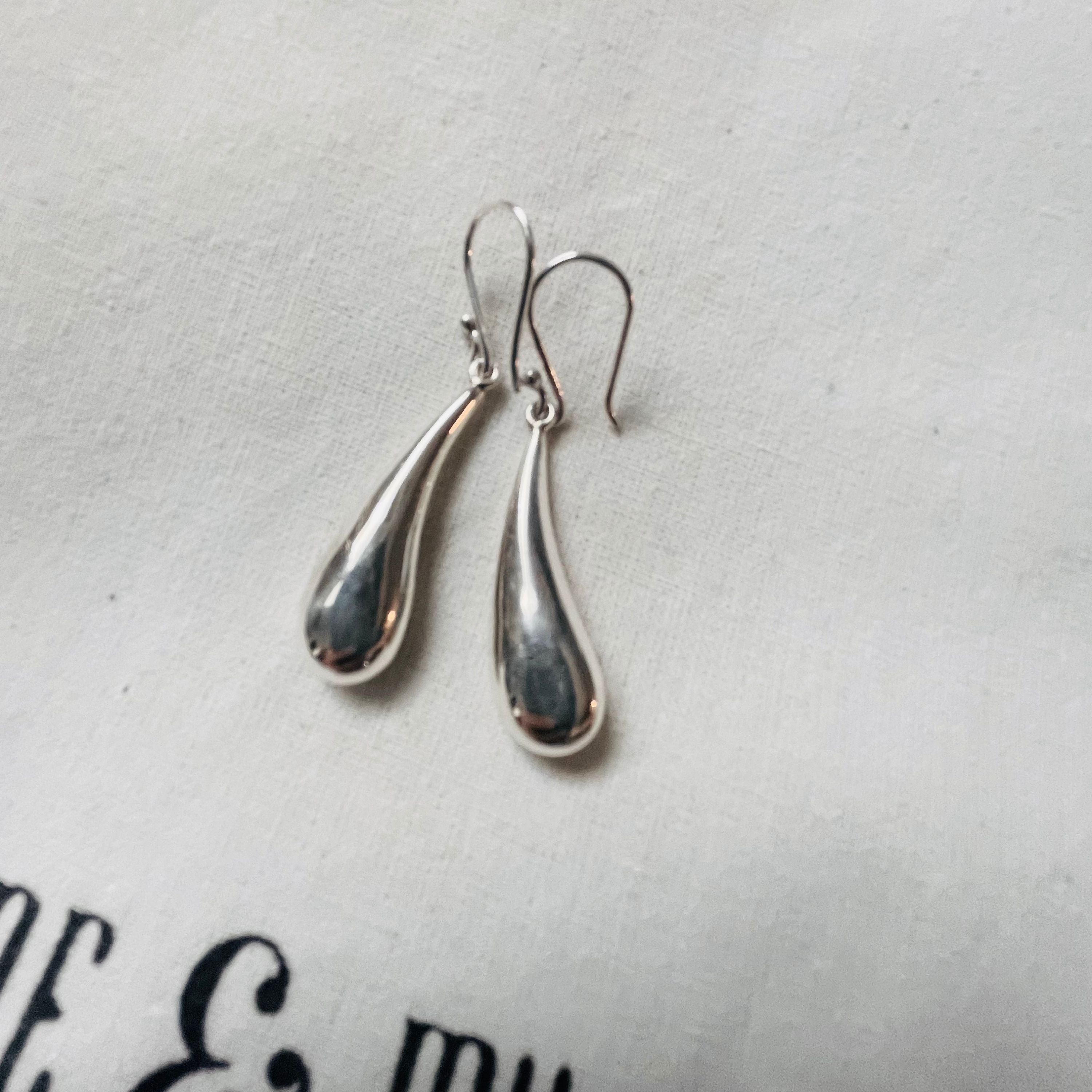 Silver Teardrop Silver Earings