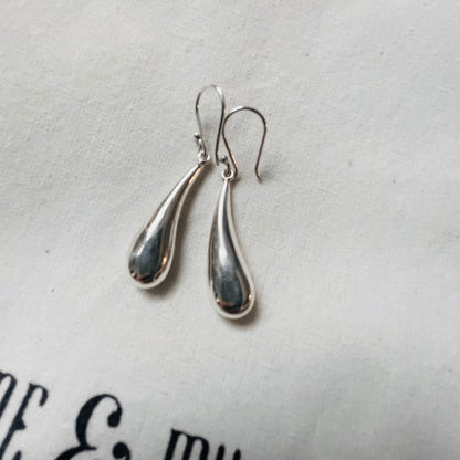 Silver Teardrop Silver Earings