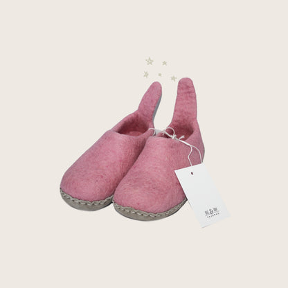 Kids Wool slip on felt slippers