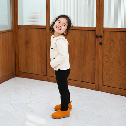 Kids Wool slip on felt slippers