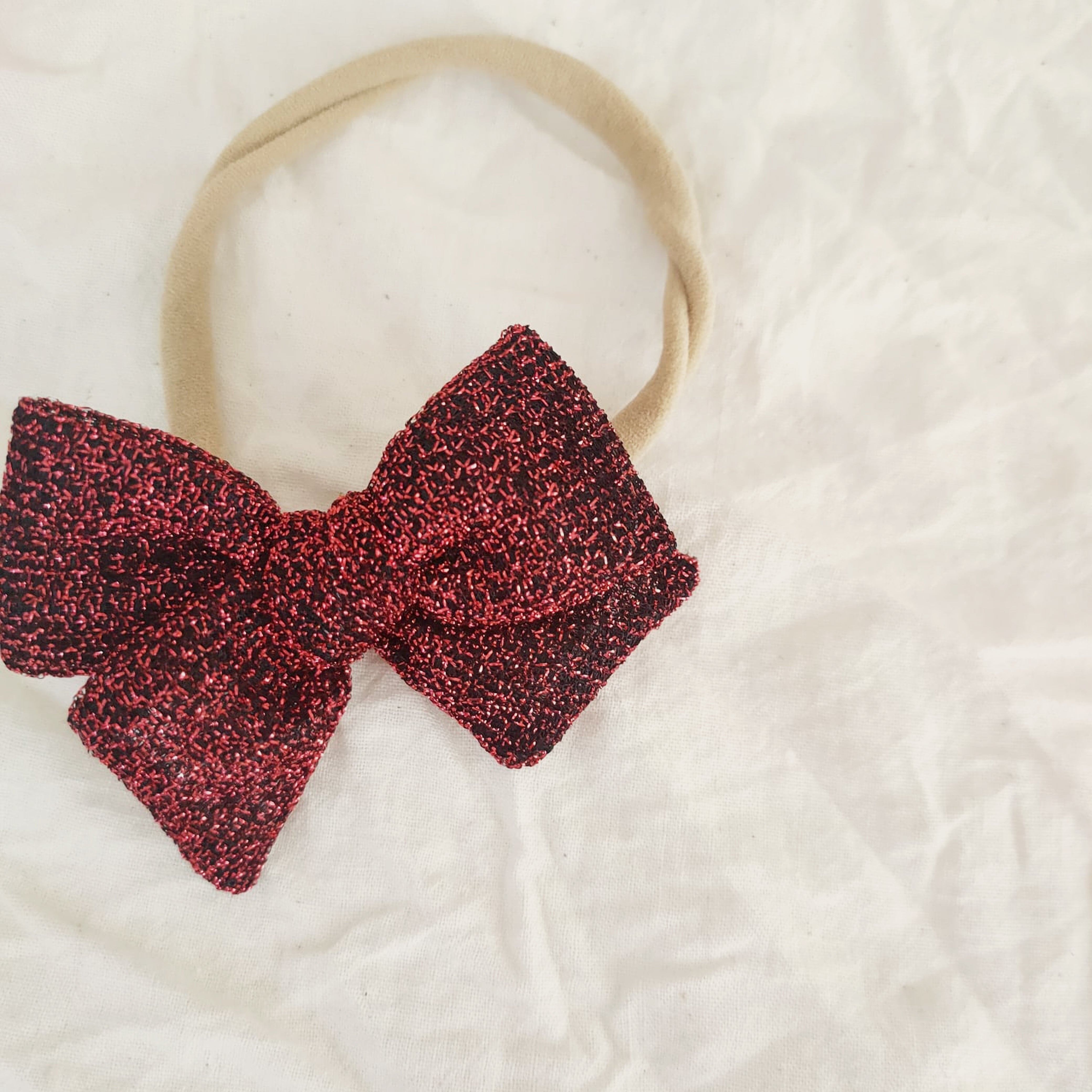 Glitter Red Pigtail