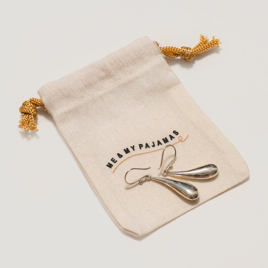 Silver Teardrop Silver Earings