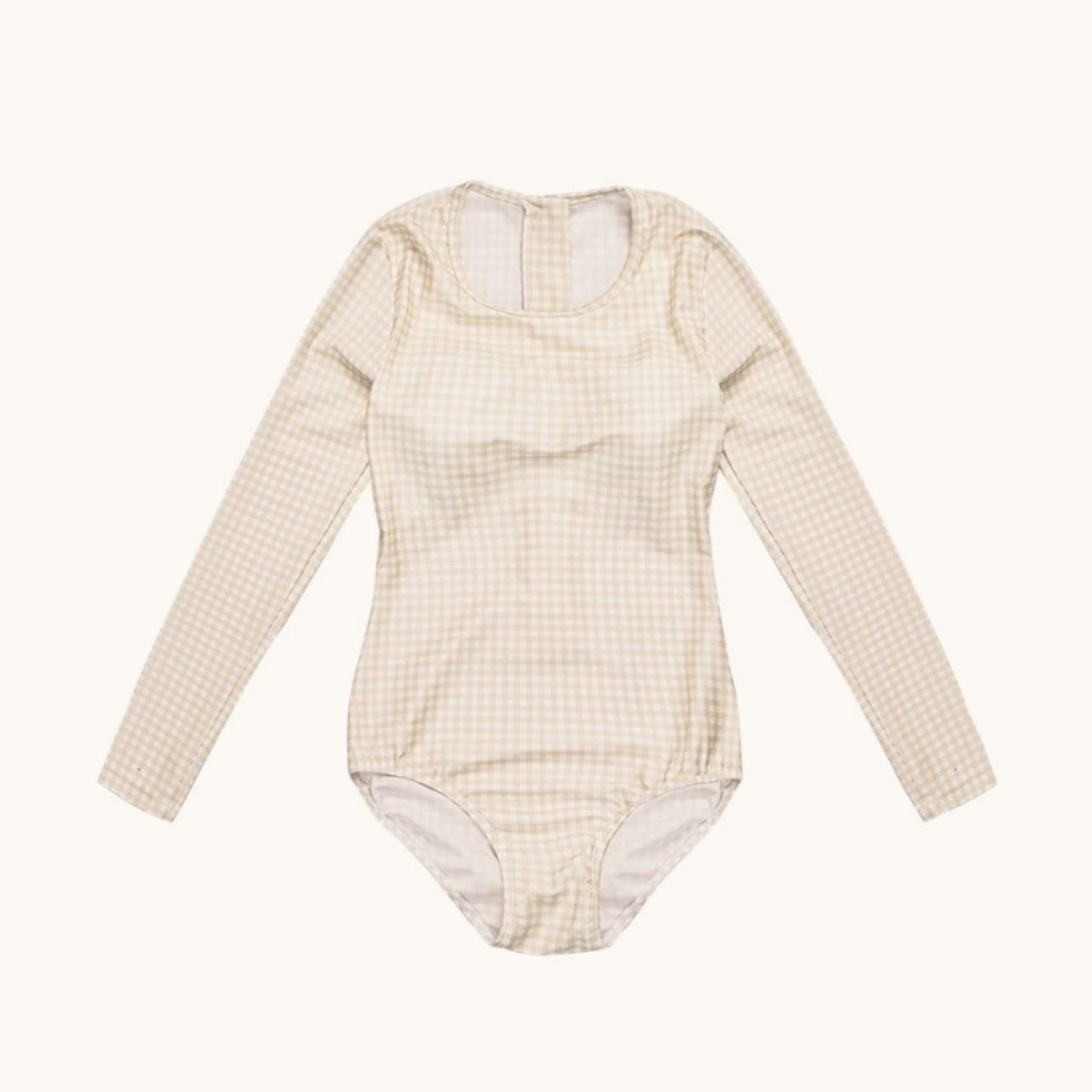Gingham Women Diving - Brown Waffle