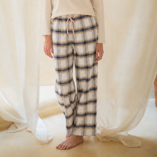 Flannelette Ivory Pants (S-M)