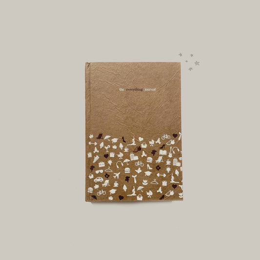 Handmade Paper Journal | Everything Journal - Khaki Brown