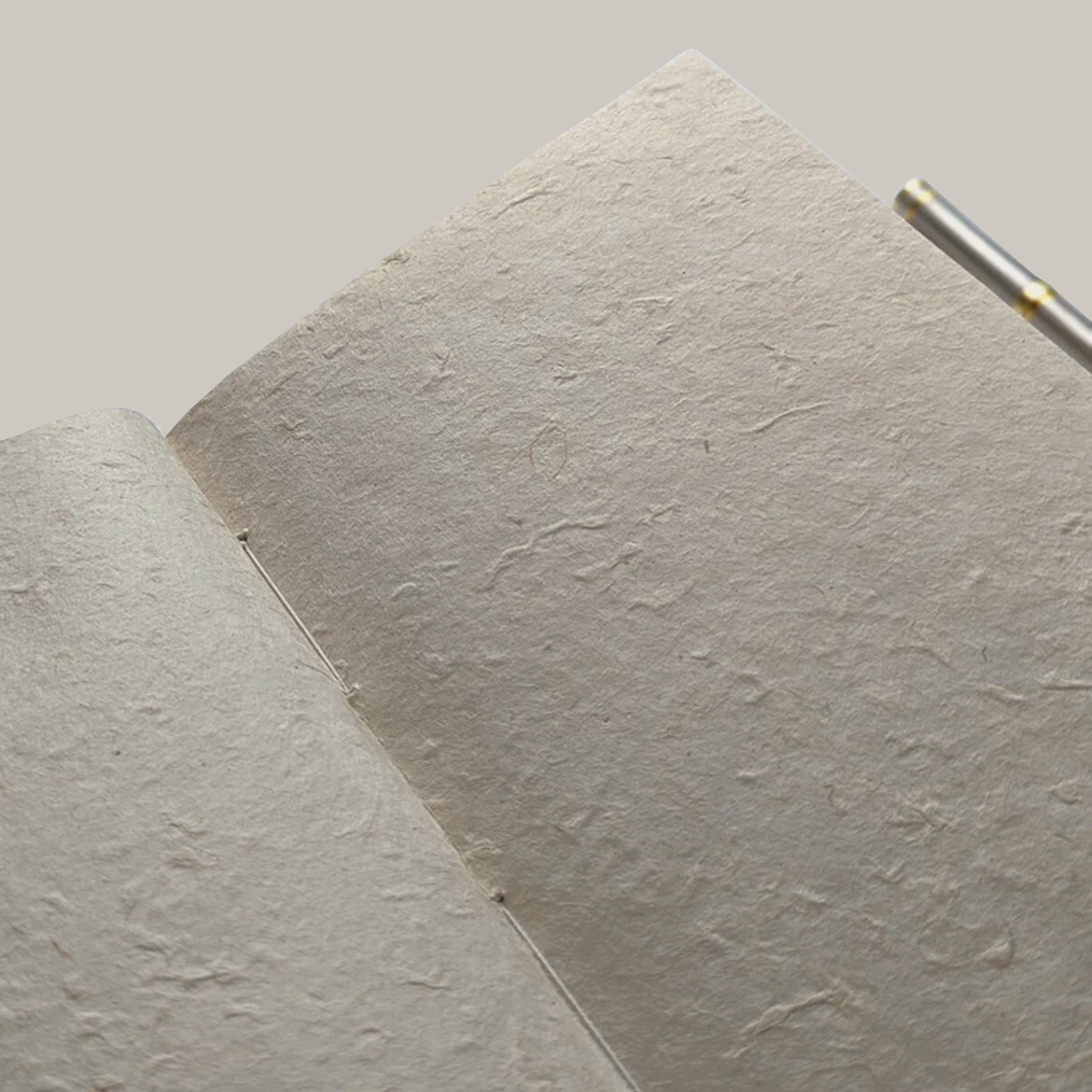 Handmade Paper Journal | Everything Journal - Khaki Brown