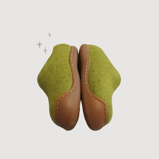 Kid Slippers Natural Rubber Sole