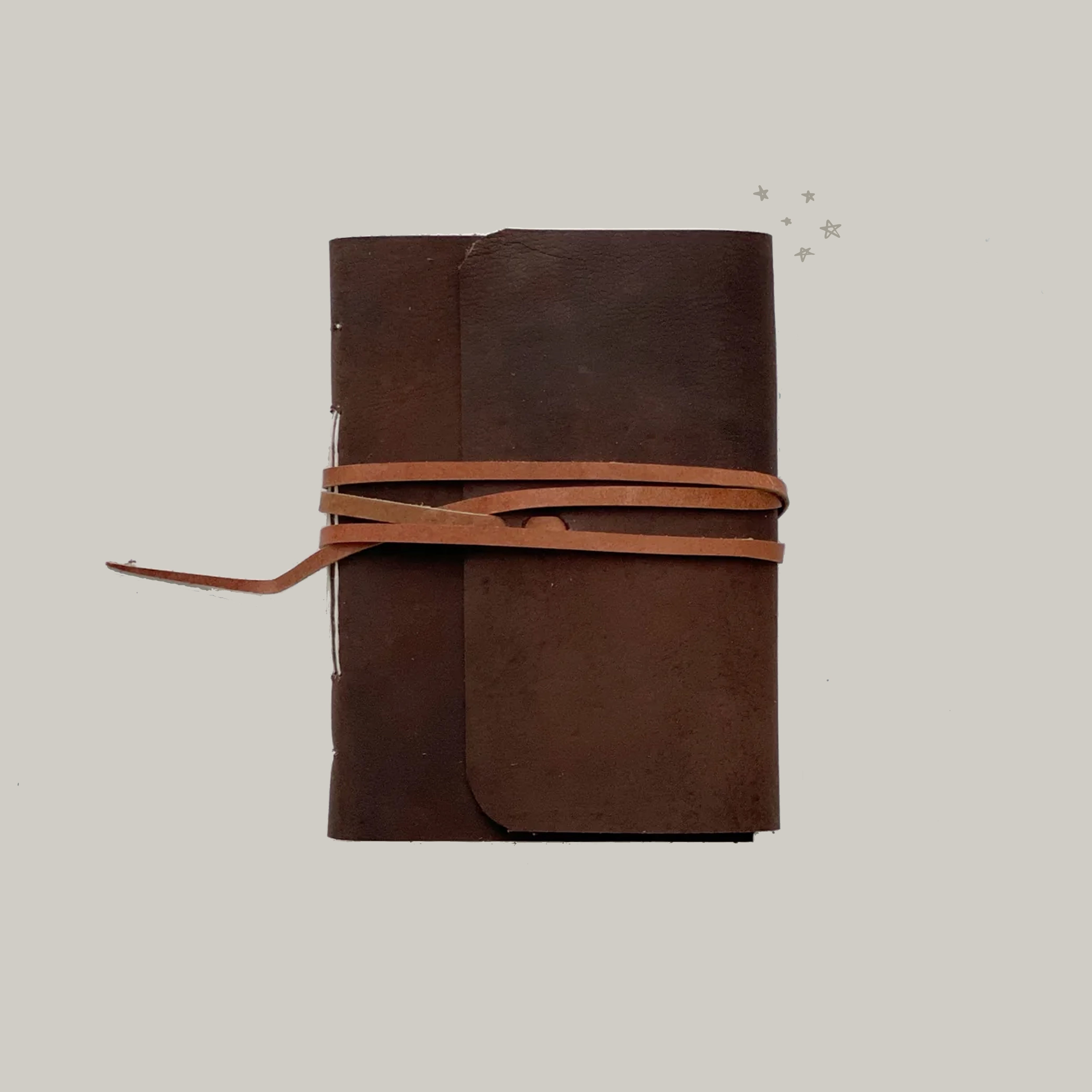 Leather Journal - Dark Brown - A6