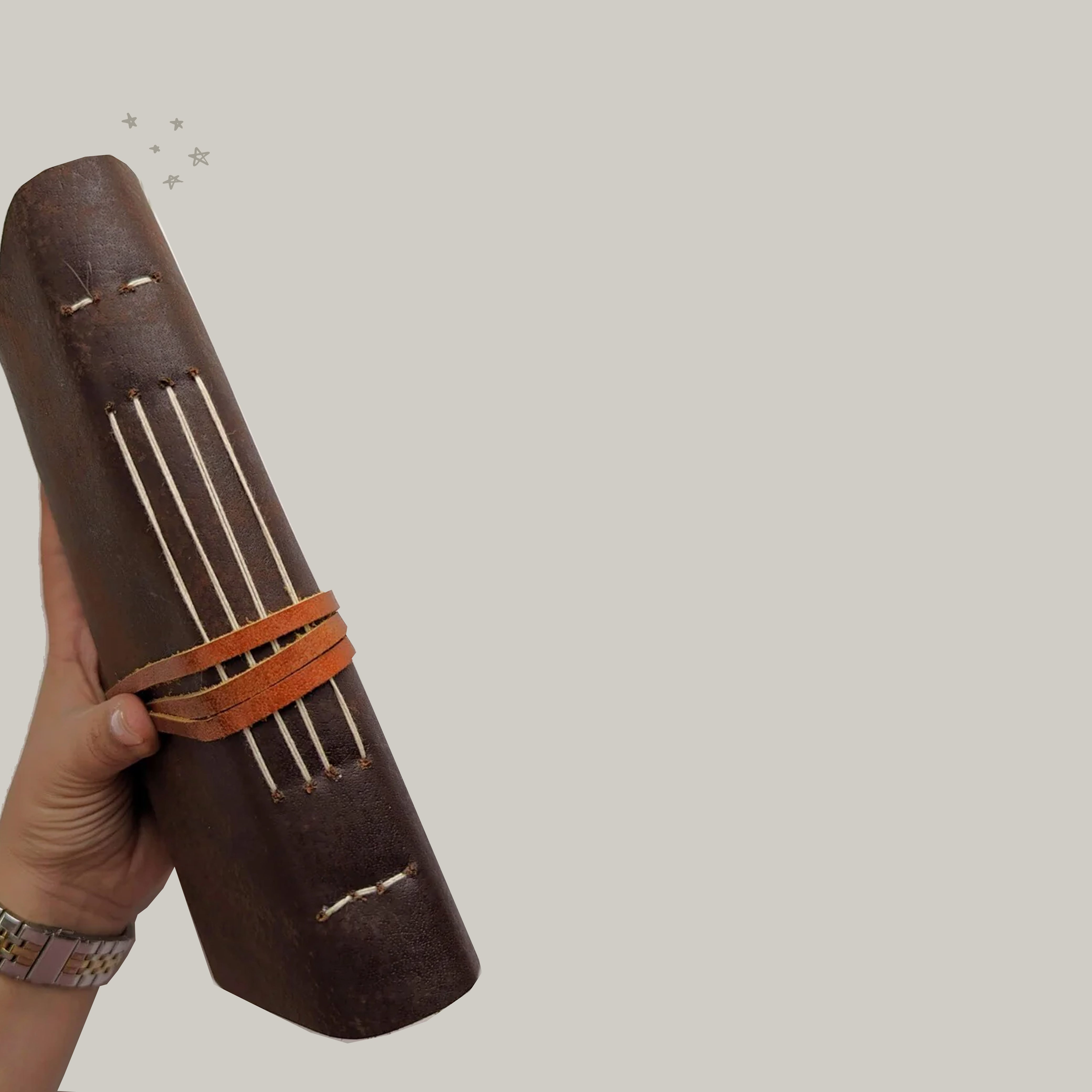 Leather Journal - Dark Brown - A6