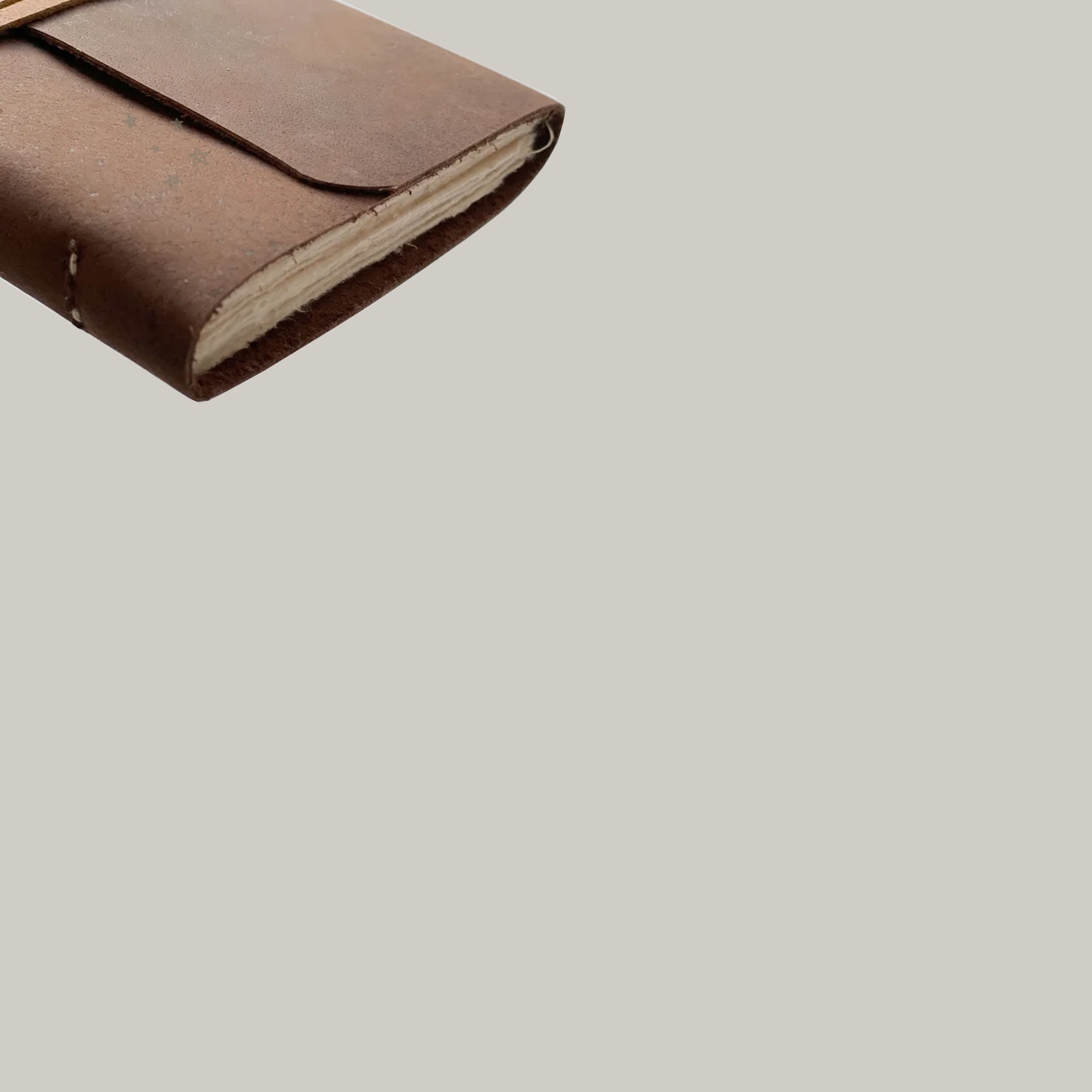 Leather Journal - Dark Brown - A6