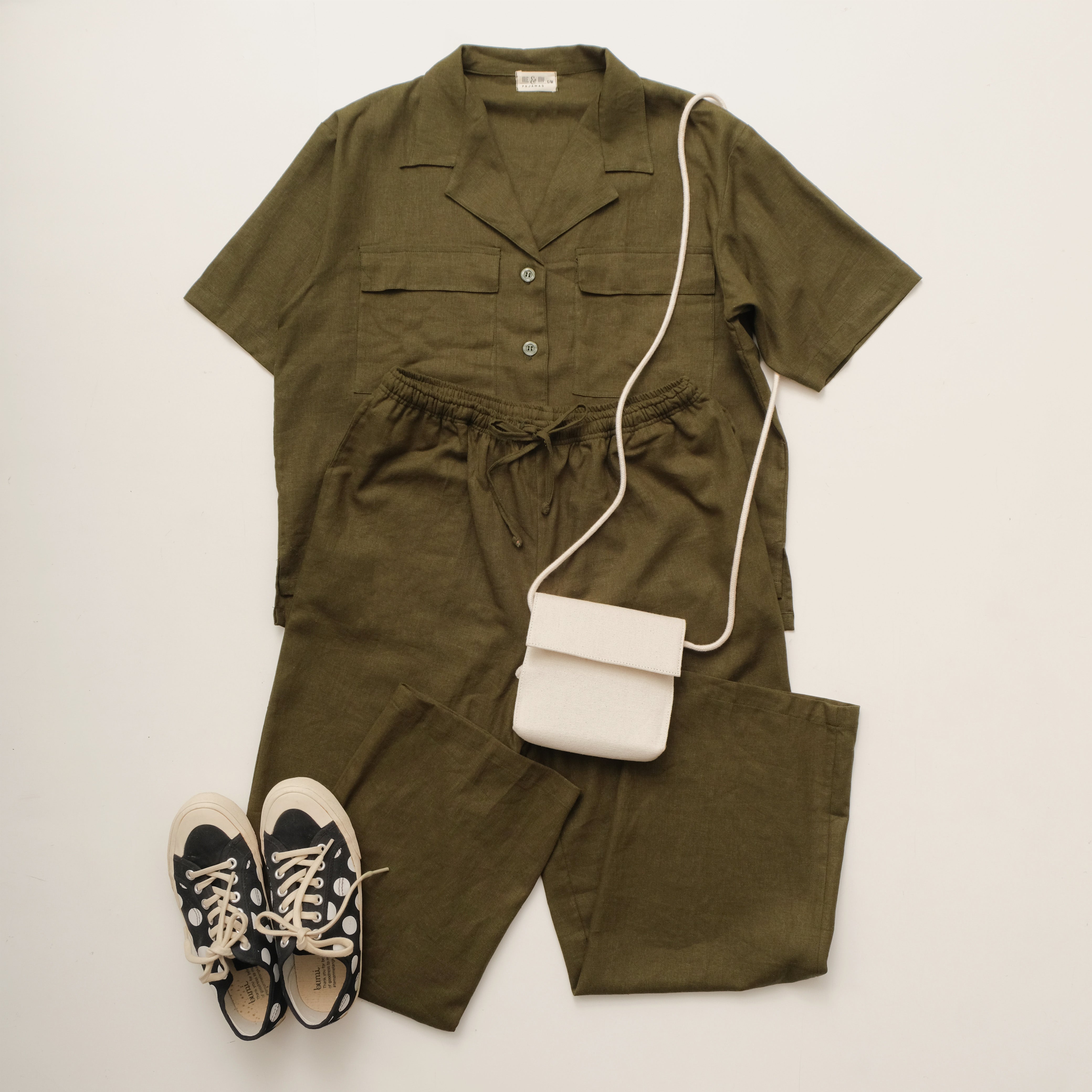 Indy Linen Plain Long Set