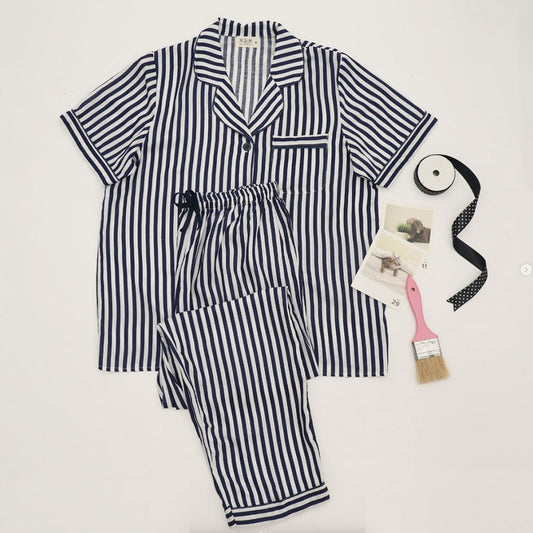 Navy Classic Longset