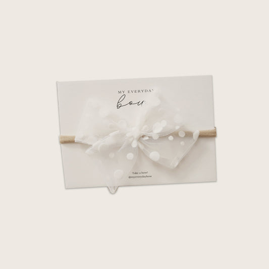 Pinwheel Tulle Bow