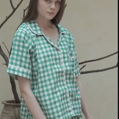 Freesia Tosca Gingham Short Set