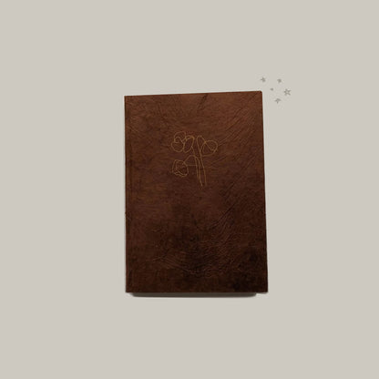 Handmade Paper Journal | Ratna in Terracotta - 3 stalks