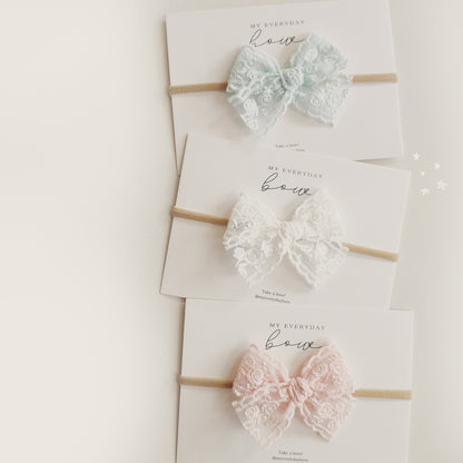 Rosie Lace Bow