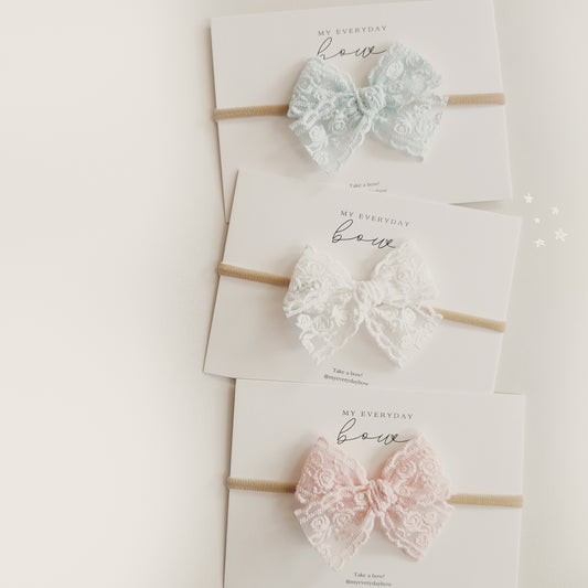 Rosie Lace Bow
