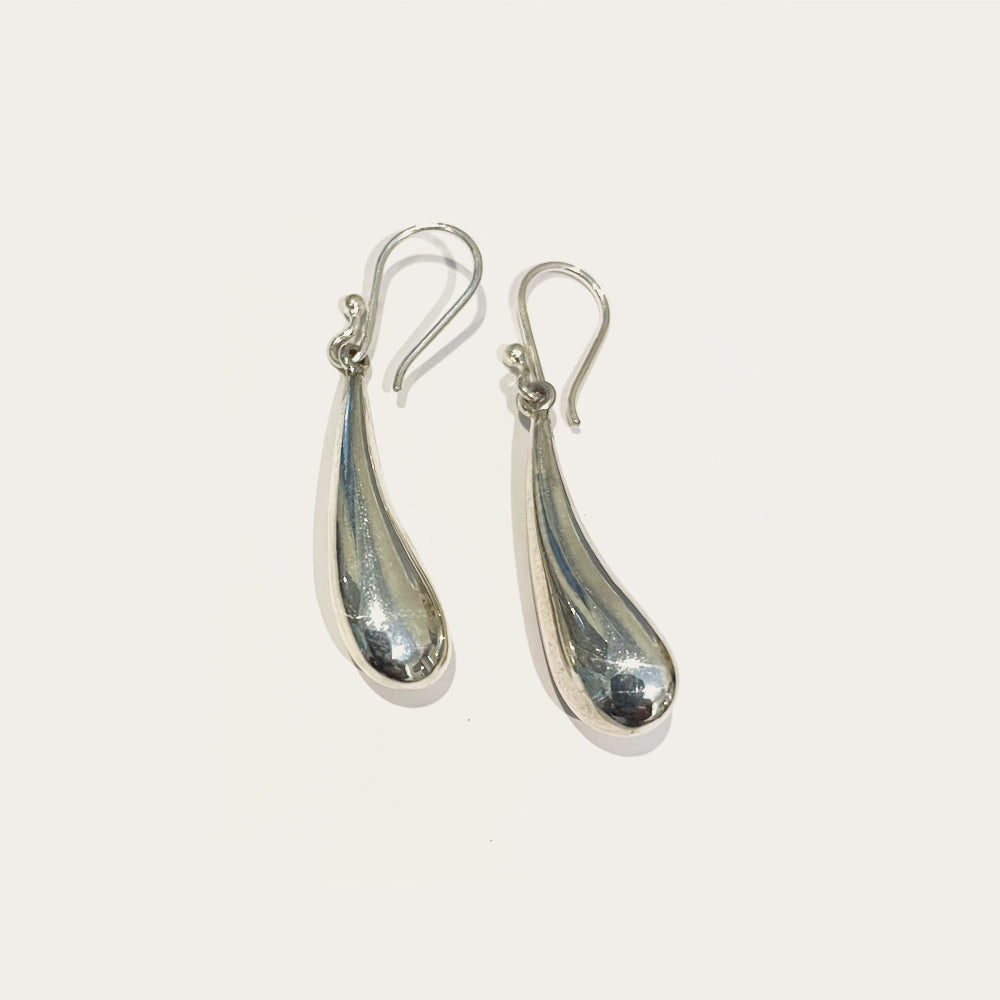 Silver Teardrop Silver Earings