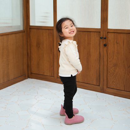 Kids Wool slip on felt slippers