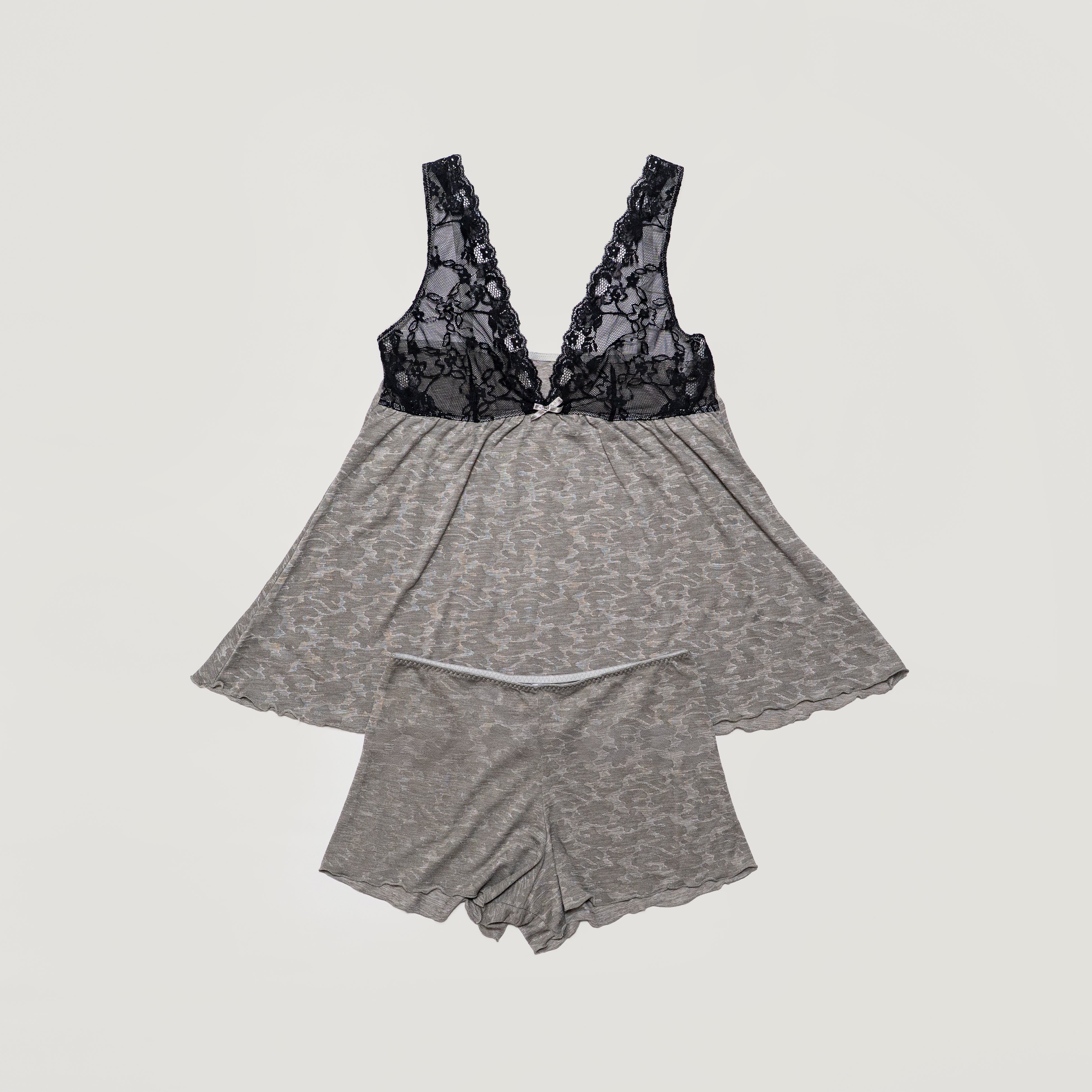 Peony Grey Camisole Set