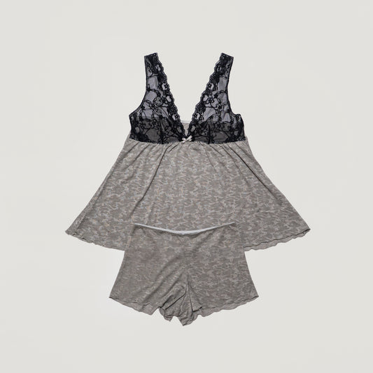 Peony Grey Camisole Set